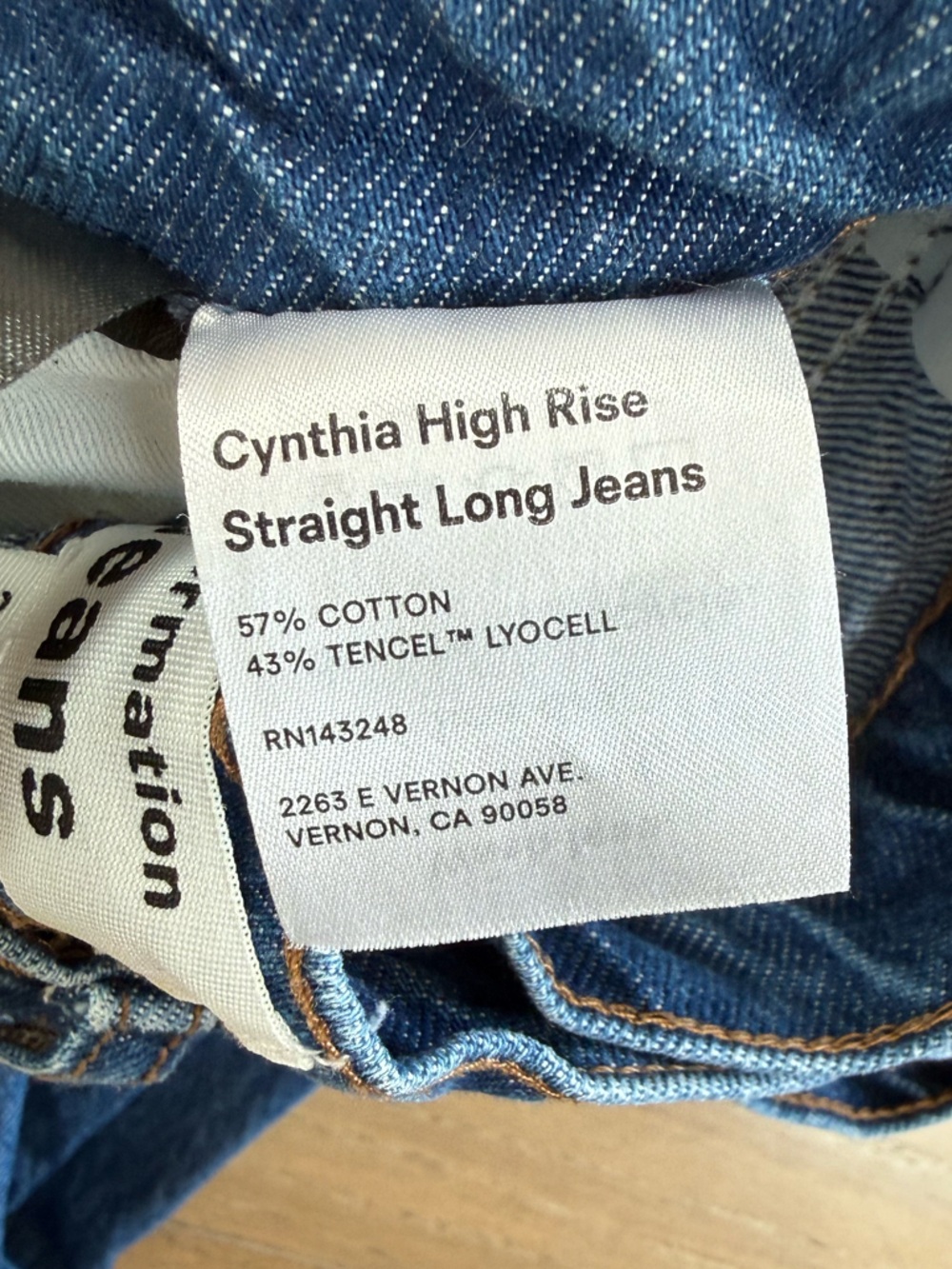 Reformation Cynthia High-Rise Straight Leg Jeans - Picture 10 of 10